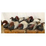 COLLECTION OF 15 DUCK DECOYS 