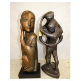 23IN METAL ART SCULPTURES 