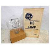 7X10 GE LAMP BULB DISPLAY W/ BOX 
