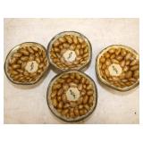 MR. PEANUT TIN NUT DISHES 
