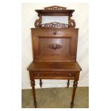 27X57 WALNUT DROPFRONT DESK 