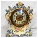 EARLY PORC. PARLOR CLOCK 