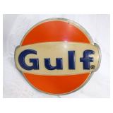 28IN EMB. GULF LIGHTED CAN SIGN 