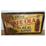 54X33 EMB. GRAPE OLA GRAPE SIGN  