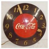 18IN EMB. COCA COLA CLOCK 