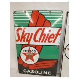 12X18 SKY CHIEF PORC. SIGN 