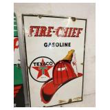 12X18 PORC. FIRE CHIEF PUMP PLATE 