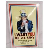 US ARMY RECRUITING POSTER ASHEBORO NC 