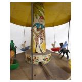 VIEW 4 CLOSEUP TIN KIDDY GO ROUND 