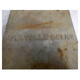 VIEW 3 CLOSEUP EMB. MELVILLE DAIRY BOX 