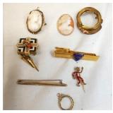 CAMEOS, CUFLINGS, RINGS, 