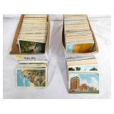 BOXES VARIOUS EARLY POSTCARDS 