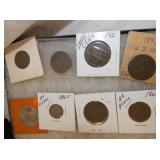 VIEW 2 LG CENTS, 2CENT, 3CENT COINS 