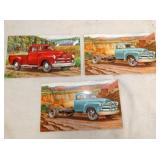 1954 CHEV. TRUCK POSTCARDS 