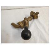 VIEW 2 CLOSEUP BRASS BEER TAP 