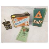 VARIOUS ADVERTISING CANS 