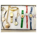MICKEY  MOUSE WATCHES AND OTHERS 