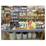 EARLY SPRINKLERS, STONEWARE ETC 