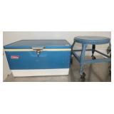 COLEMAN COOLER, STOOL 