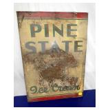 20X28 PINE STATE ICE CREAM SIGN 