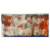 34X19 EMB. BUDWEISER SIGN 