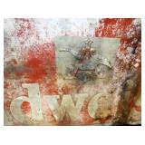 VIEW 2 CLOSEUP EMB. BUDWEISER SIGN 