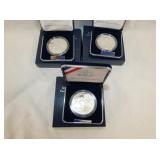 JAMESTOWN COMM. 400TH ANN SILVER DOLLAR 