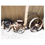 VARIOUS SEV. IRON WHEELS 