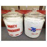 PARTY SNACKS, 75TH ANN. STORE JARS