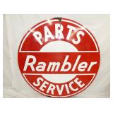 VIEW 4 SIDE 2 FT PORC. RAMBLER SIGN