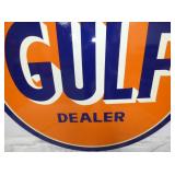 VIEW 3 BOTTOM 5FT. GULF DEALER REPLICA SIGN