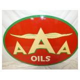 48X36 AAA OILS SIGN W/ WINGS