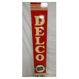 12X72 DELCO BATTERIES VERTICAL SIGN