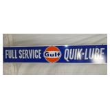 12X72 GULF FULL SERVICE SIGN
