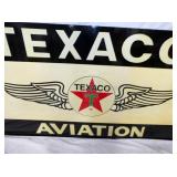 VIEW 4 CLOSE UP 30X60 TEXACO AVIATION SIGN 