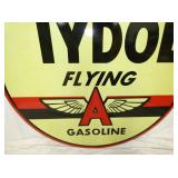 VIEW 3 BOTTOM 48IN. TYDOL FLYING A GASOLINE 