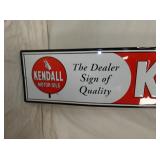 VIEW 2 LEFTSIDE KENDALL MOTOR OIL REPLICA SIGN