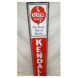 12X58 VERTICAL KENDALL OIL SIGN