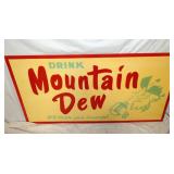 30X61 MOUTAIN DEW W/ WILLIE SIGN