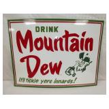 VIEW 2 CLOSE UP  MT. DEW REPLICA SIGN