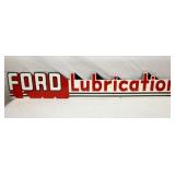 52X9 PORC. FORD LUBRICATION SIGN