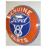 VIEW 2 RIGHTSIDE FORD V8 PARTS REPLICA SIGN