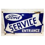 24X17 PORC. FORD SERVICE ENTRANCE SIGN