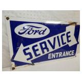 VIEW 3 CLOSE UP FORD SERVICE SIGN 