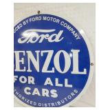 VIEW 2 RIGHTSIDE FORD BENZOL REPLICA SIGN
