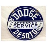 24IN DS PORC. DOGE DESOTO SIGN