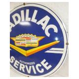 VIEW 2 RIGHTSIDE CADILLAC SERVICE REPLICA SIGN