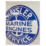 VIEW 2 RIGHTSIDE CHRYSLER SERVICE REPLICA SIGN 