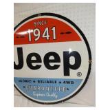 VIEW 2 RIGHTSIDE JEEP SIGN REPLICA SIGN