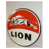 VIEW 2 RIGHTSIDE LION SIGN REPLICA SIGN